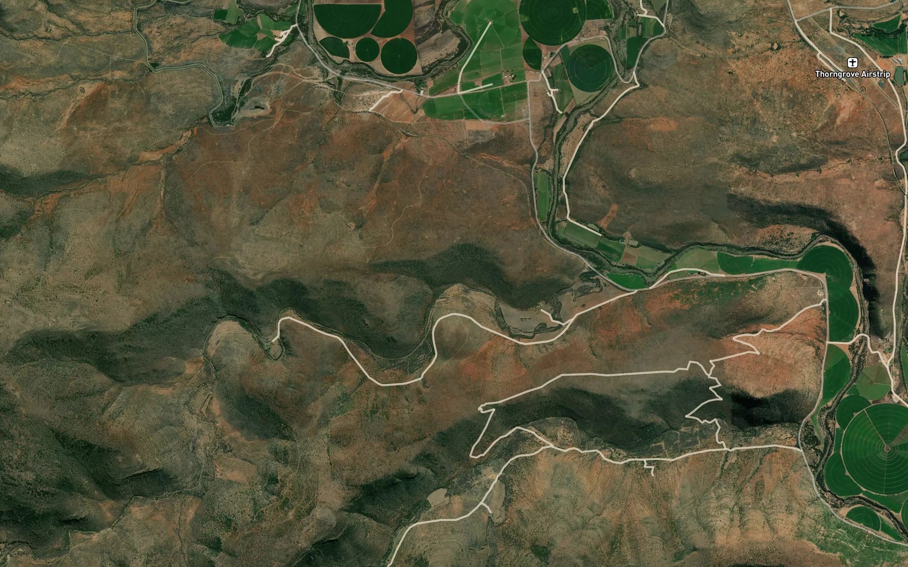 Satellite map of the Stoffelskloof