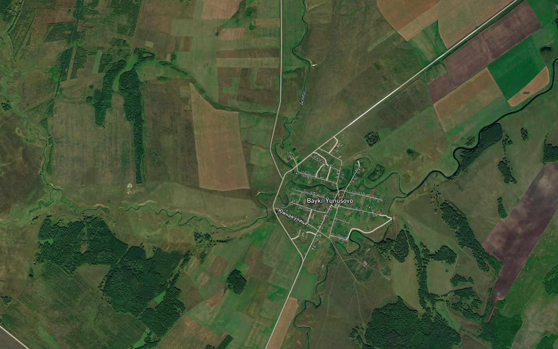 Satellite map of the Askish