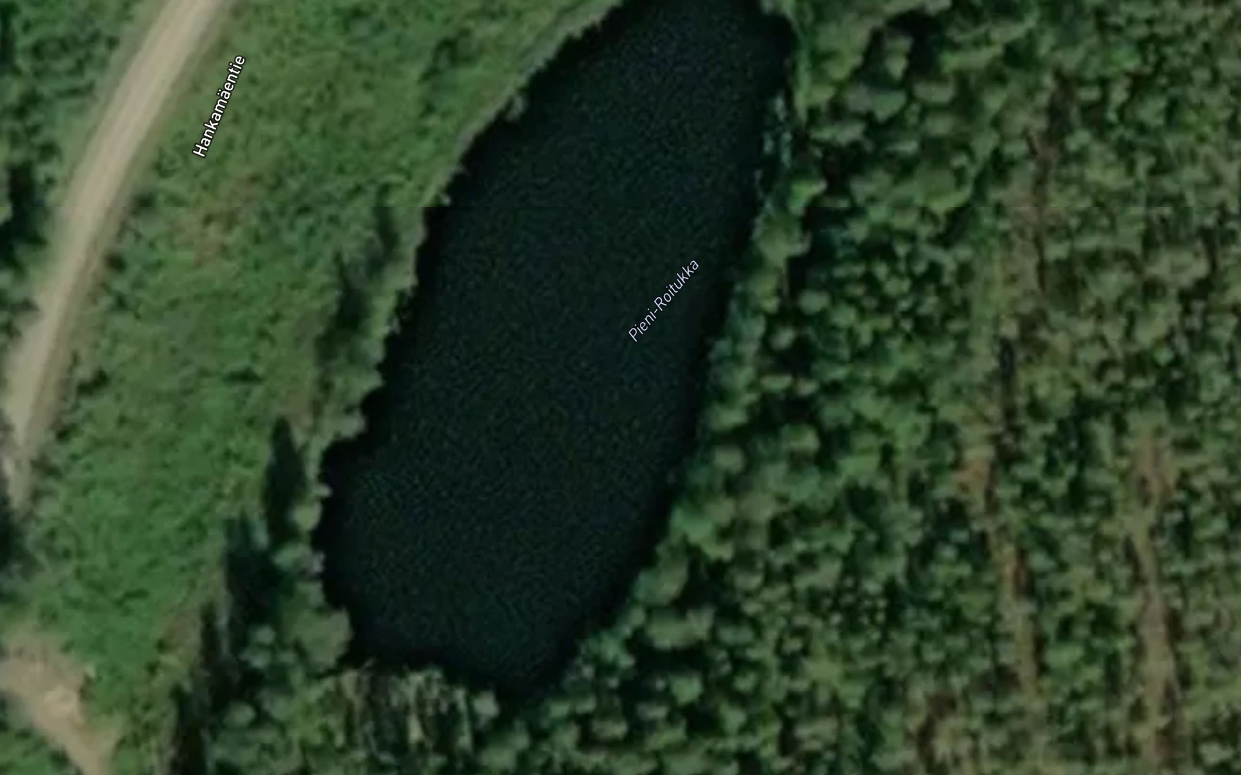 Satellite map of the Pieni-Roitukka