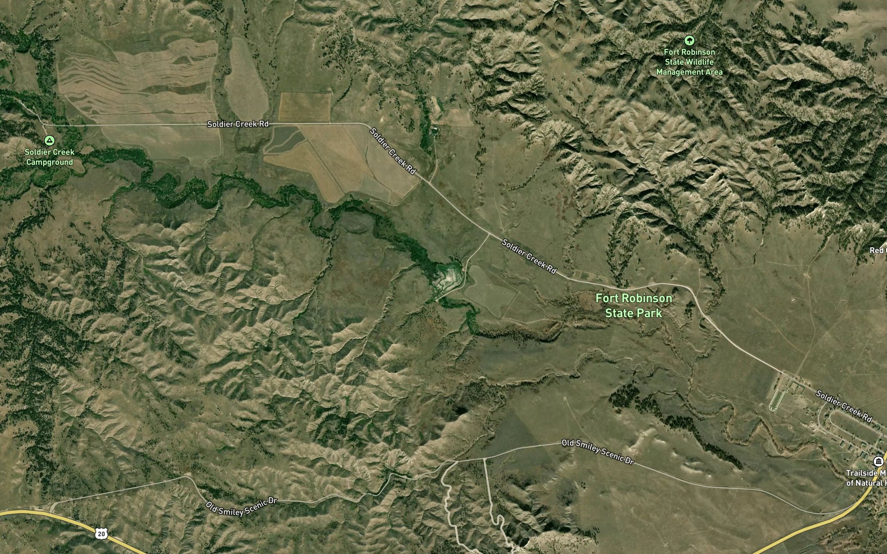 Satellite map of the Carter P Johnson Reservoir