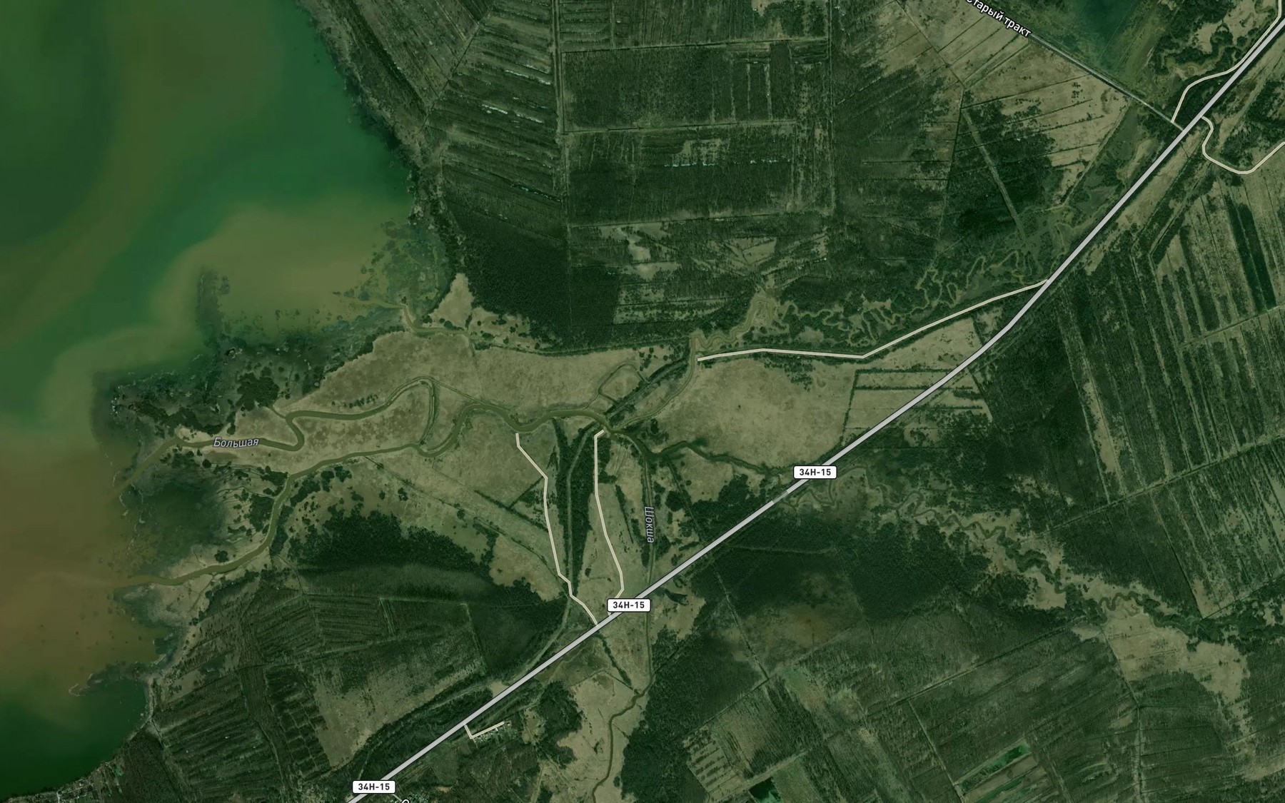 Satellite map of the Yedomsha