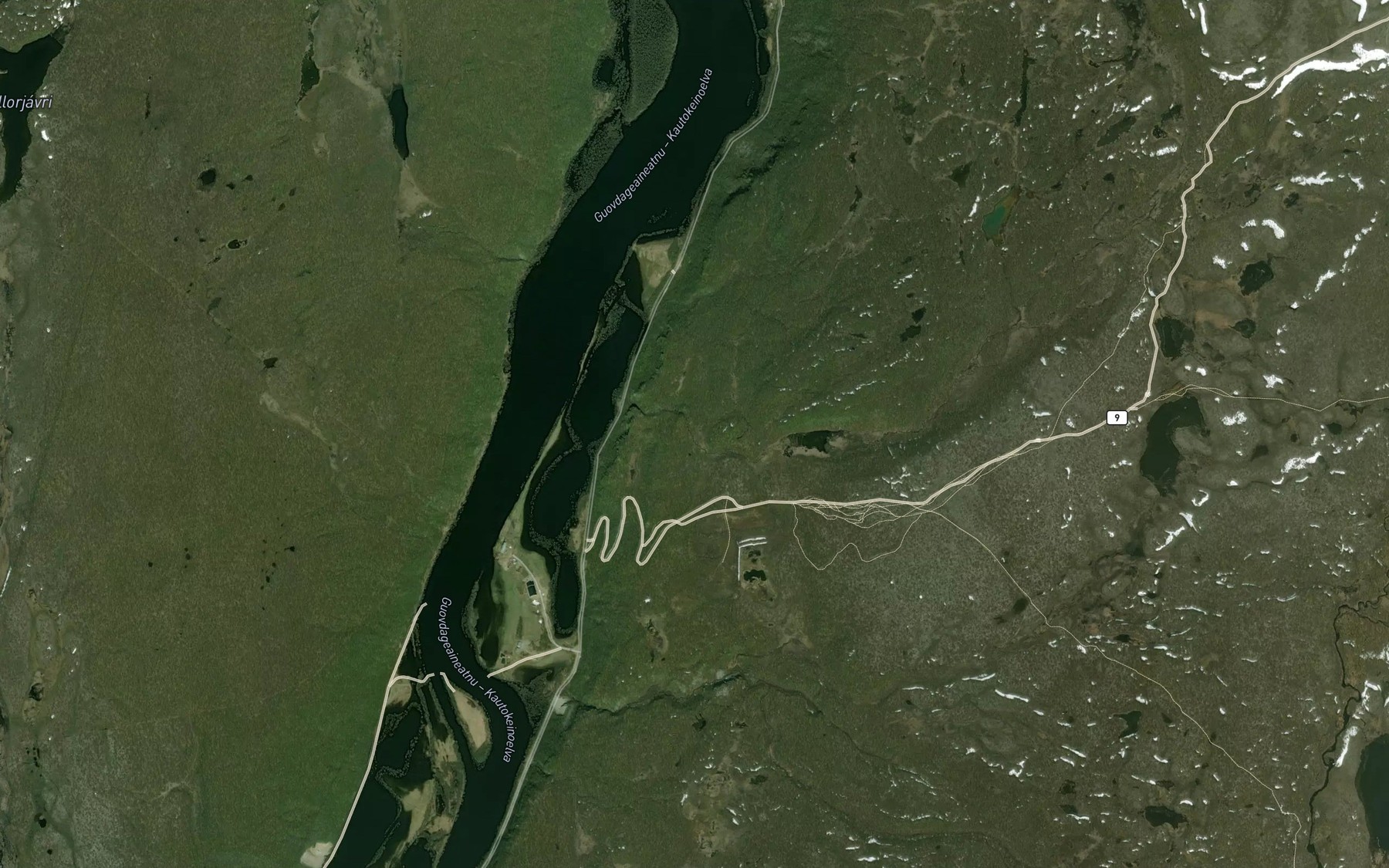 Satellite map of the Luppujakka