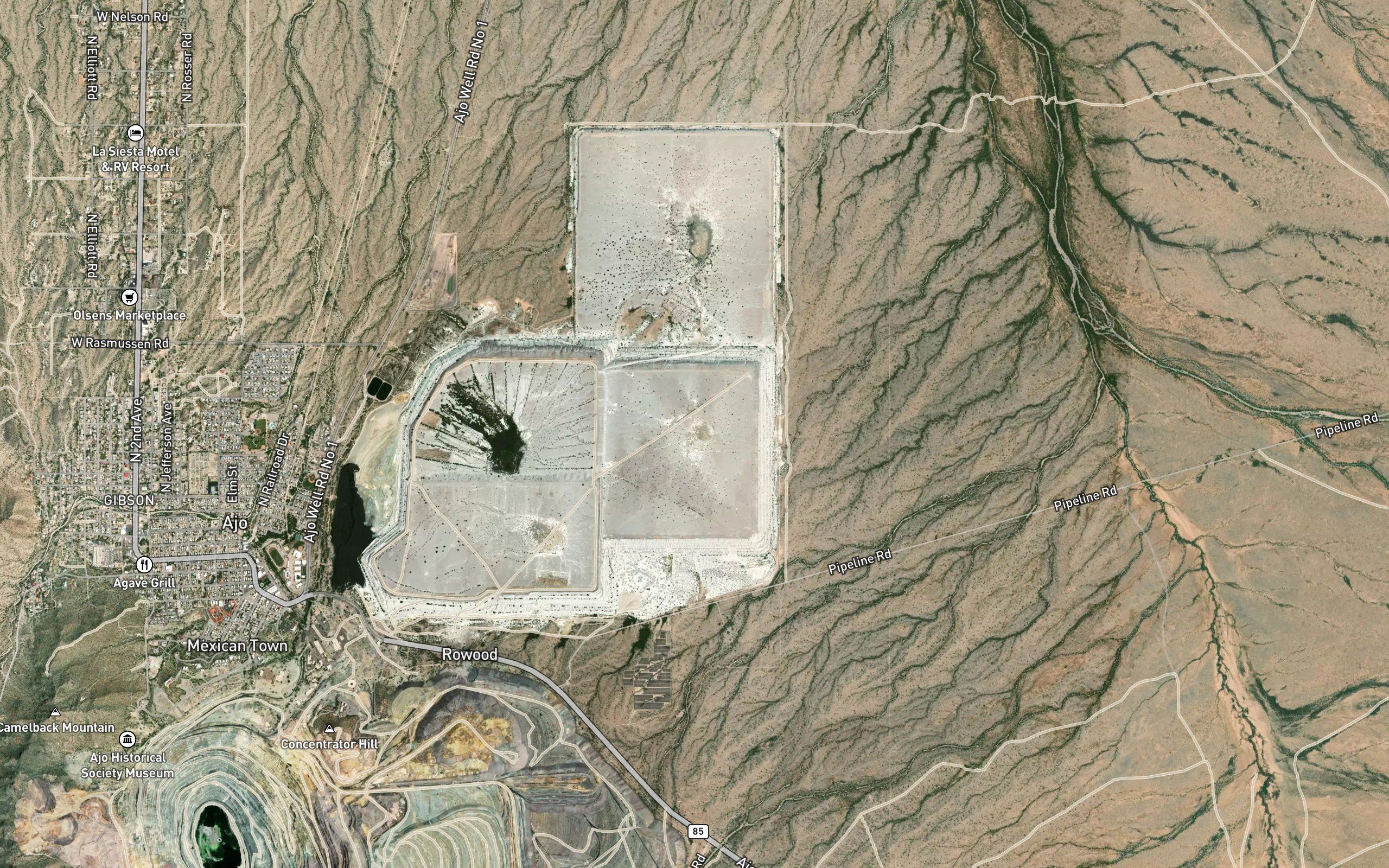 East Dam Tailings Pond