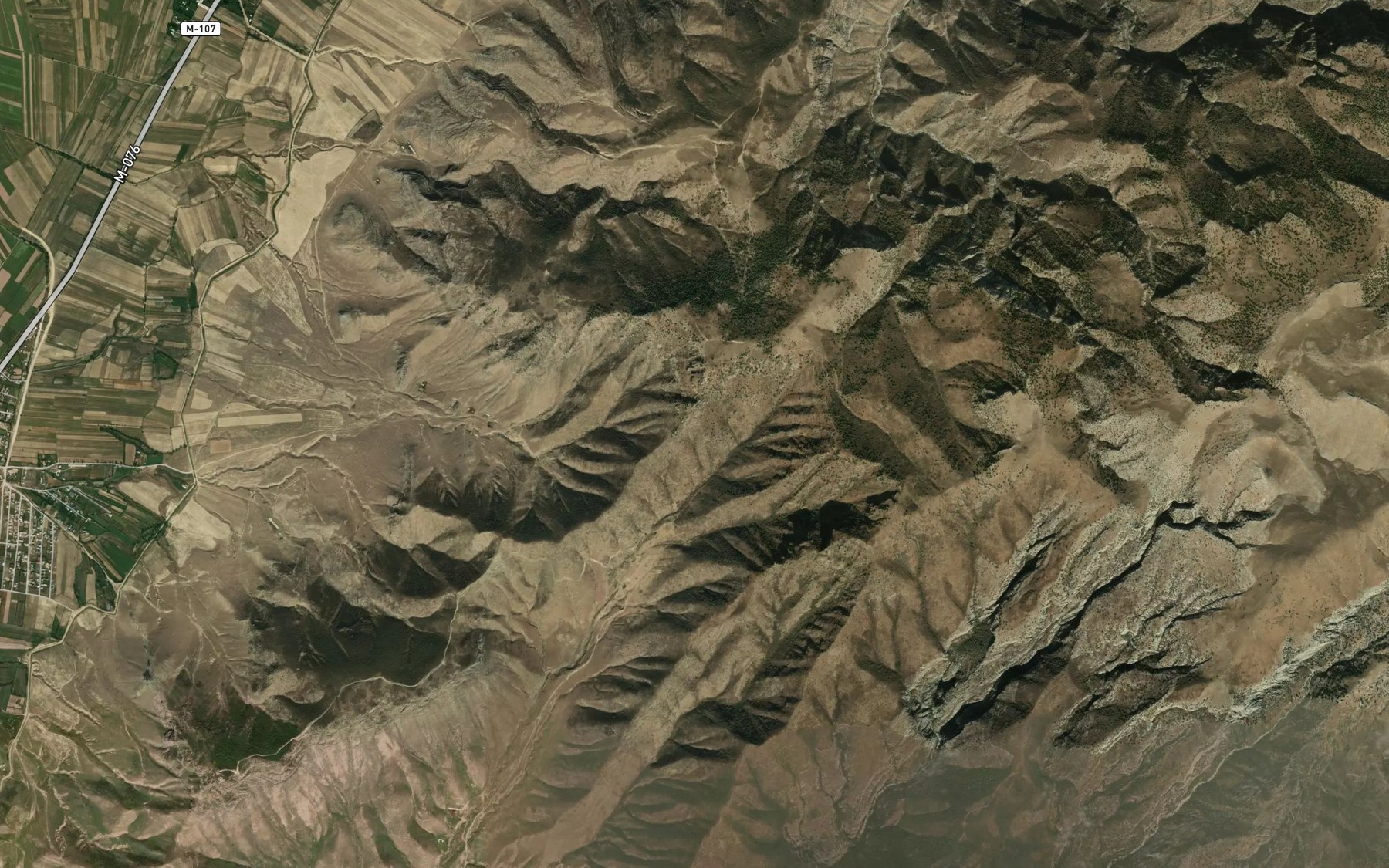 Satellite map of the Rodnik Taldy-Bulak