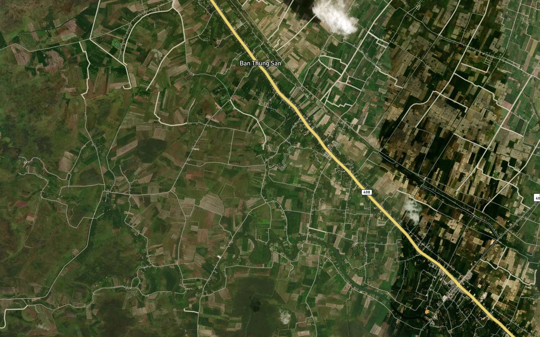 Satellite map of the Khlong Nong Mo