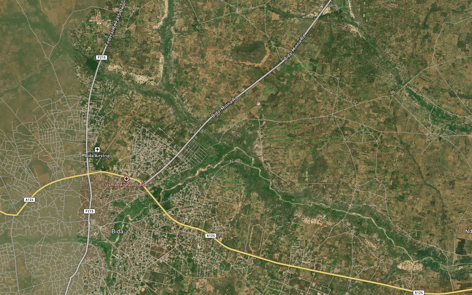 Satellite map of the River Lanzo