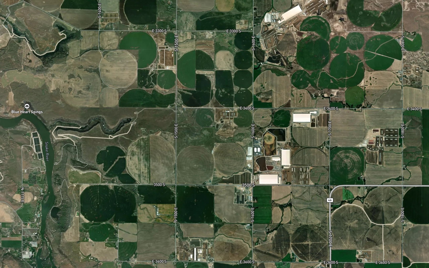 Satellite map of the Lateral S-19