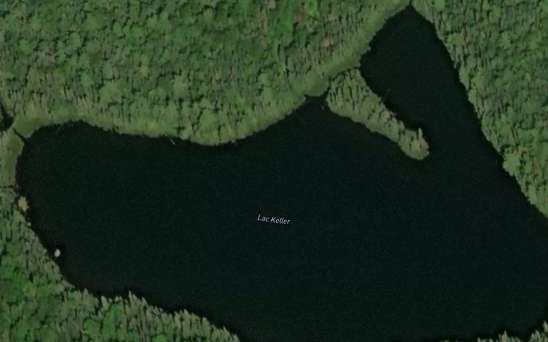 Satellite map of the Lac Keller