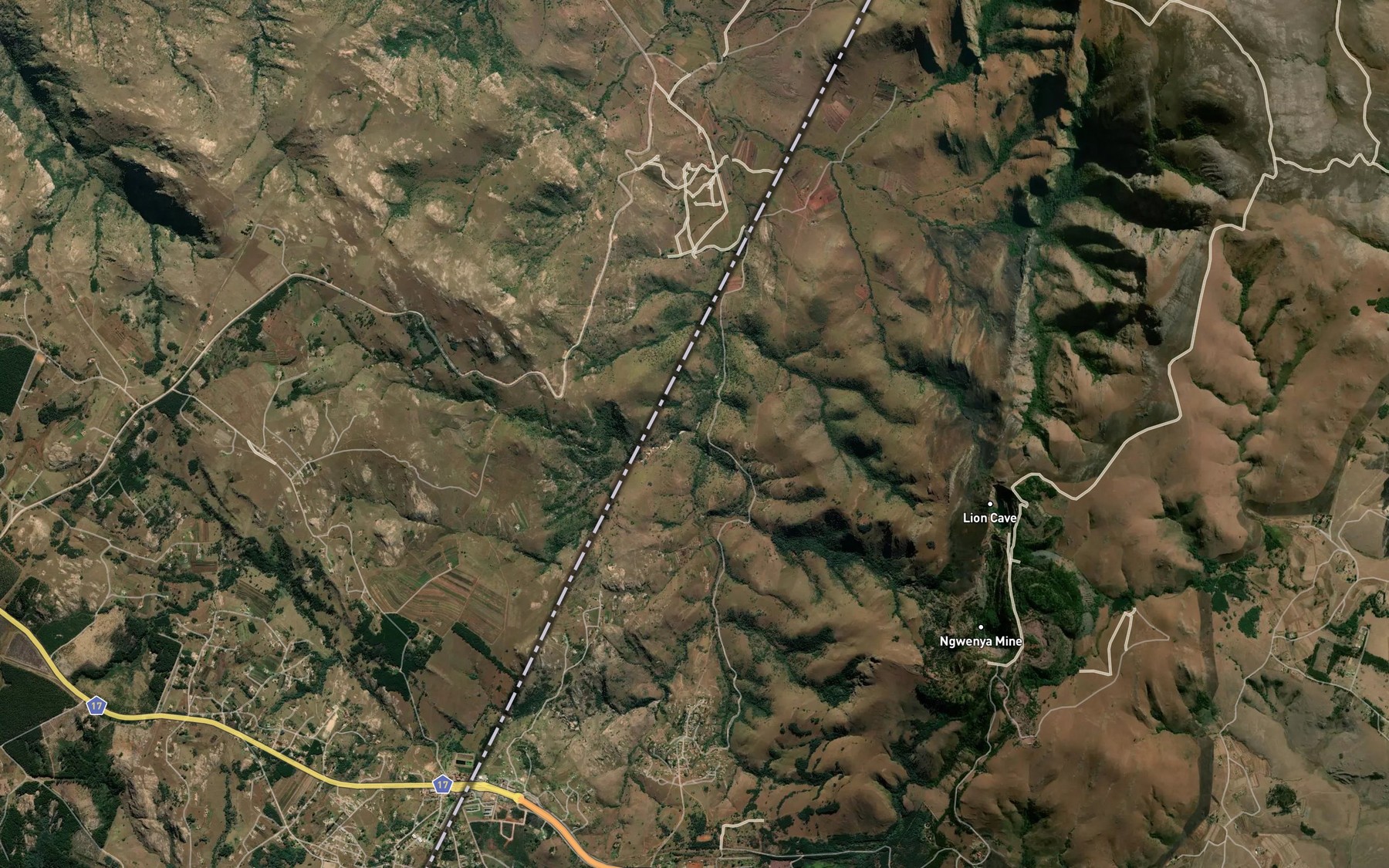 Satellite map of the Londosi