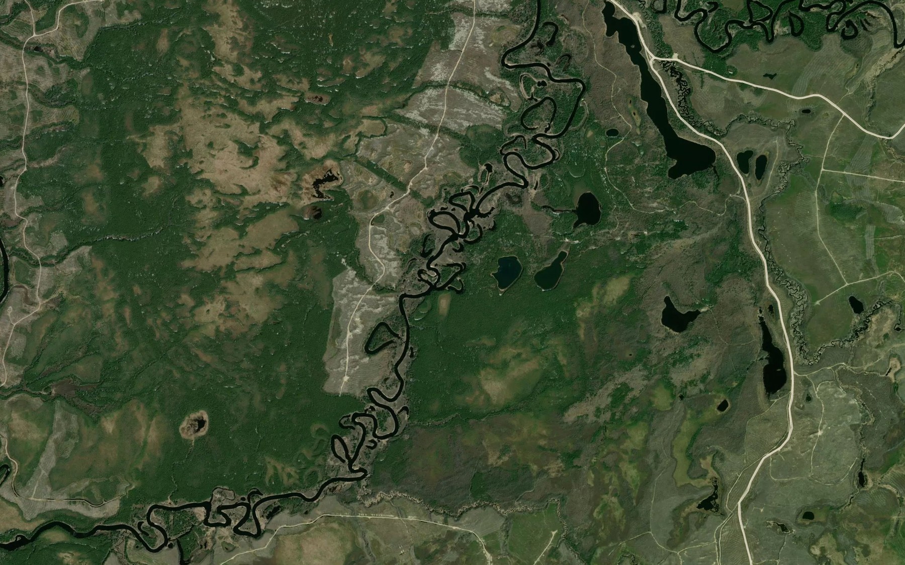 Satellite map of the Tetapa