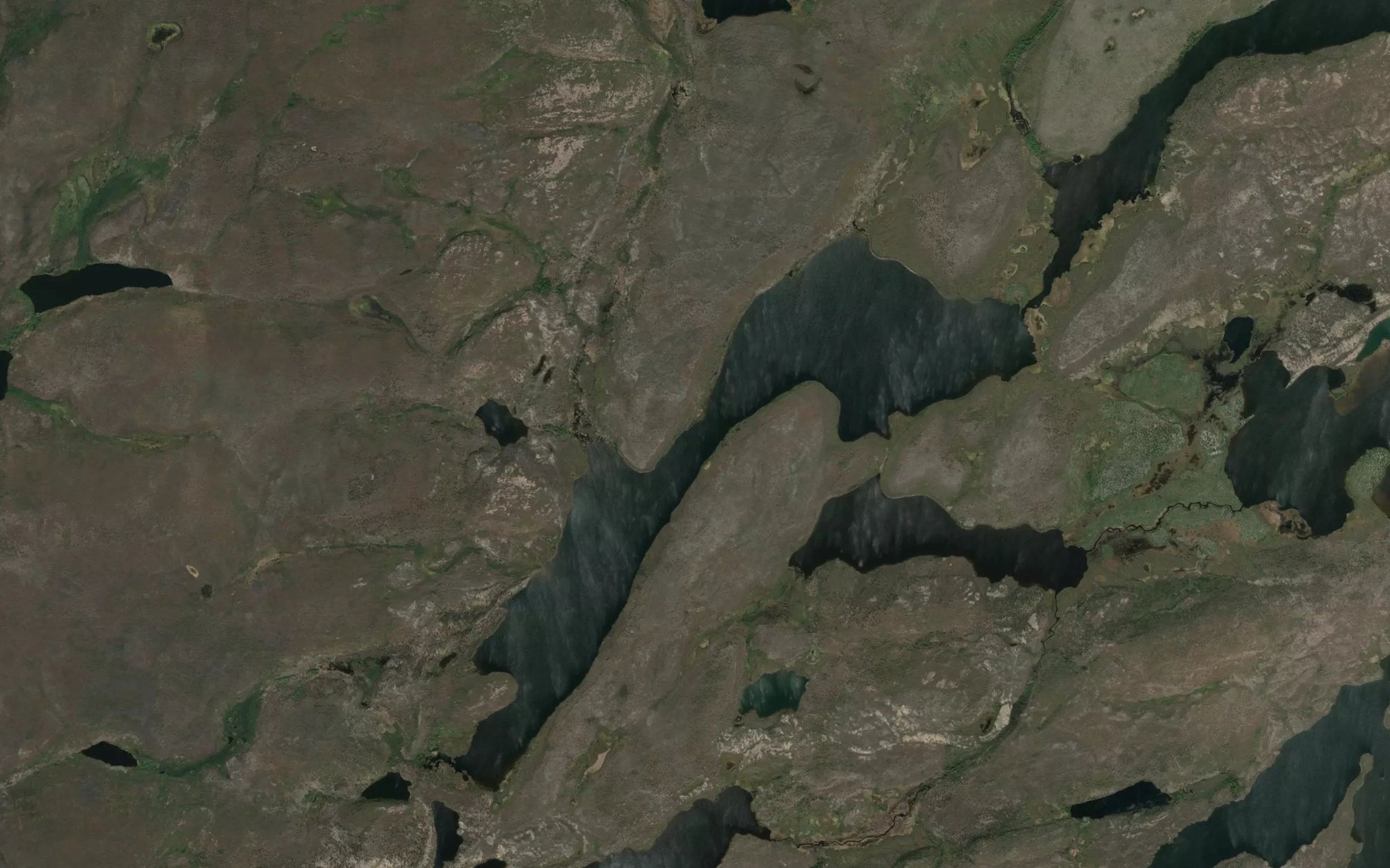 Satellite map of the Soronow Lake
