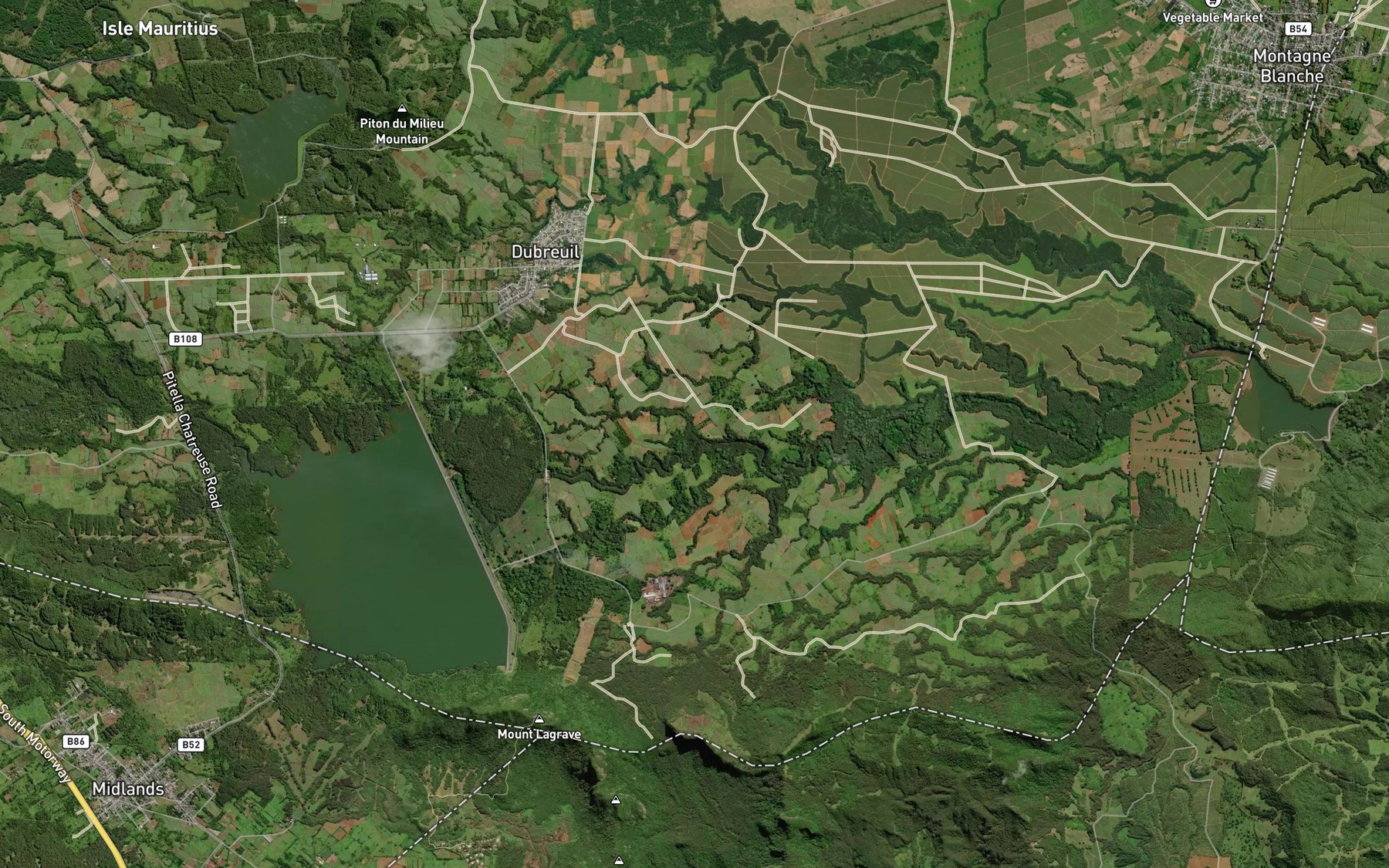 Satellite map of the Feeder Ravnal