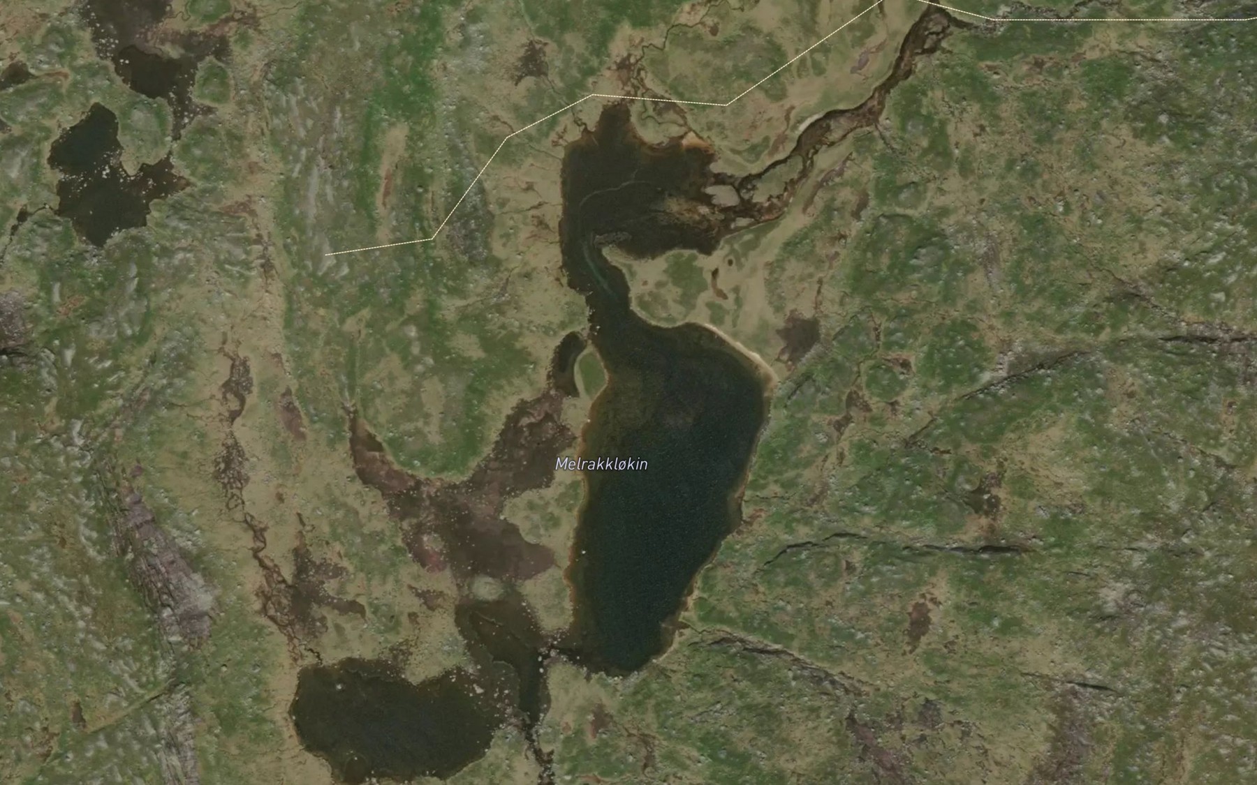 Satellite map of the Melrakklokin