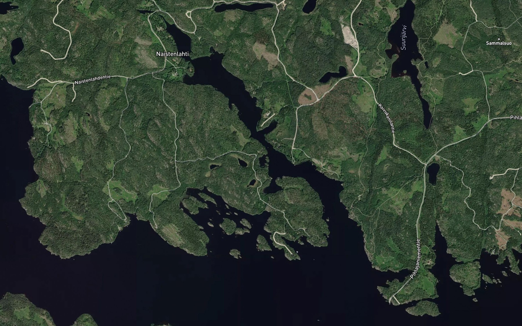 Satellite map of the Jarvenlahti
