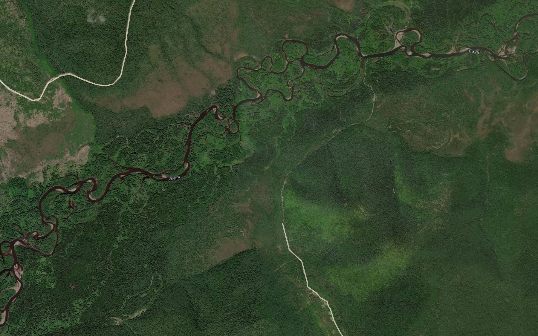 Satellite map of the Zolotoy