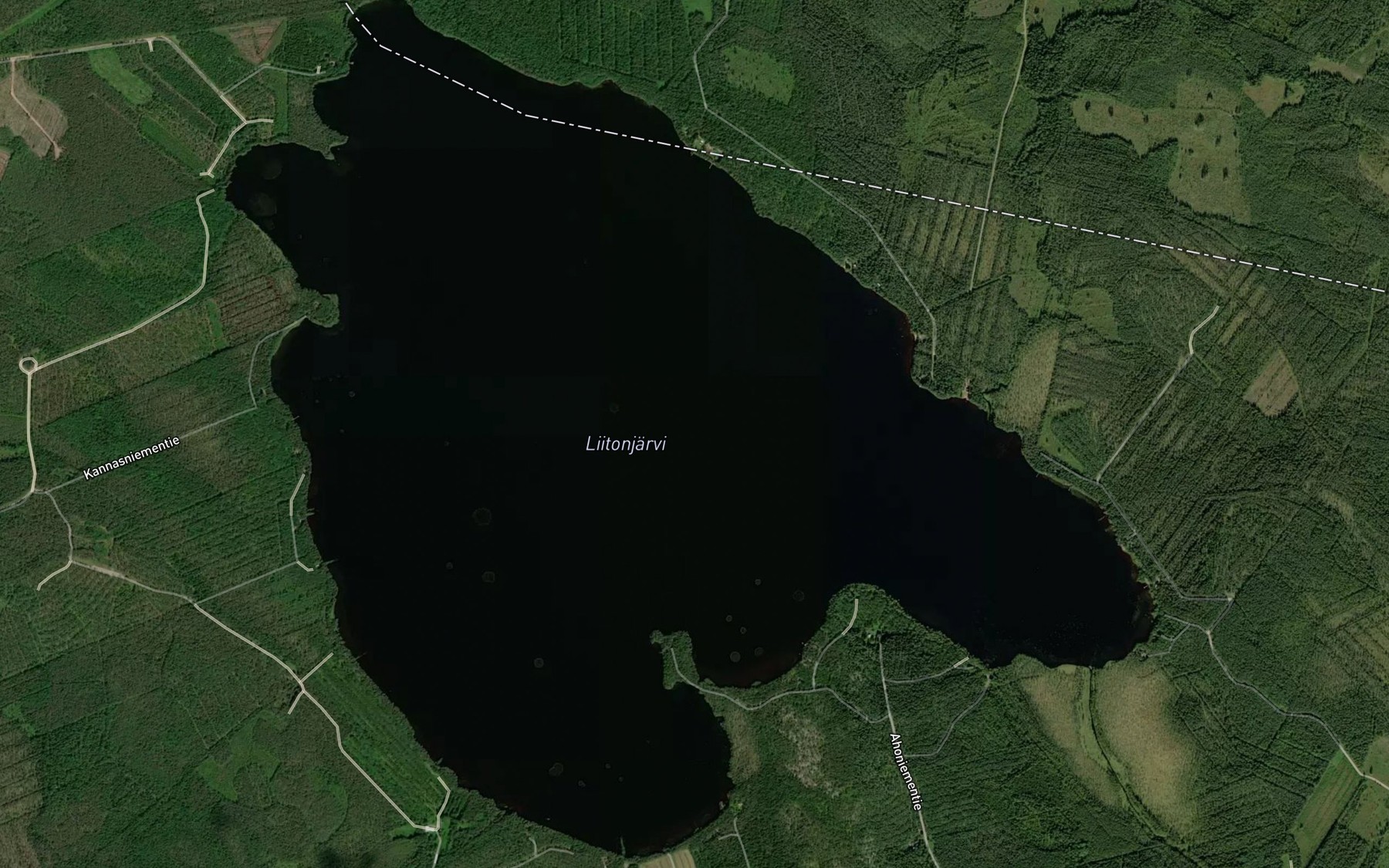 Satellite map of the Iso Liitonjarvi