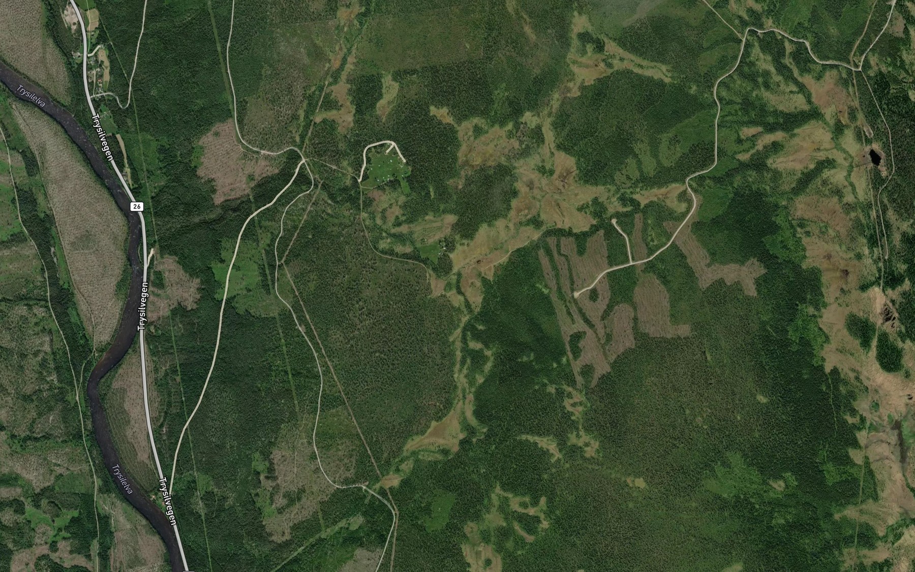 Satellite map of the Kanalebekken