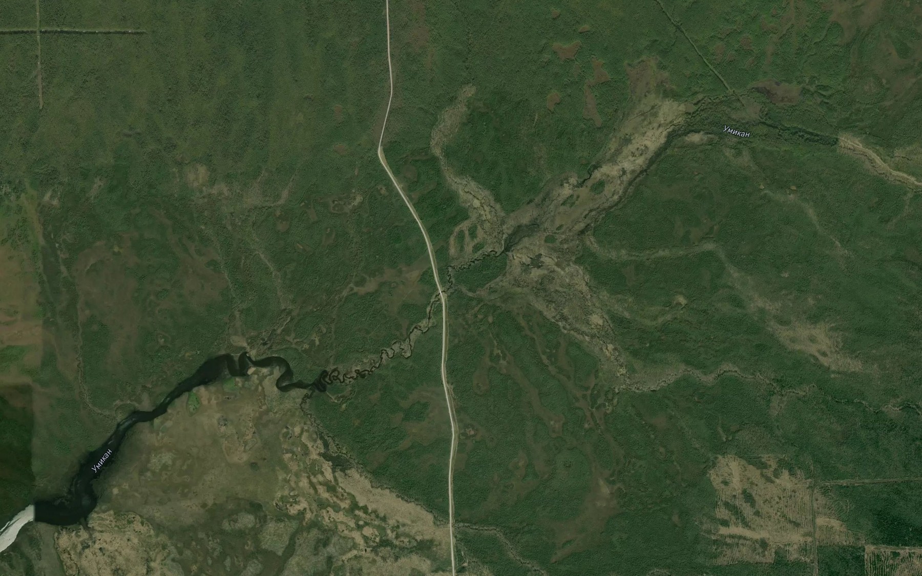 Satellite map of the Berezovyy