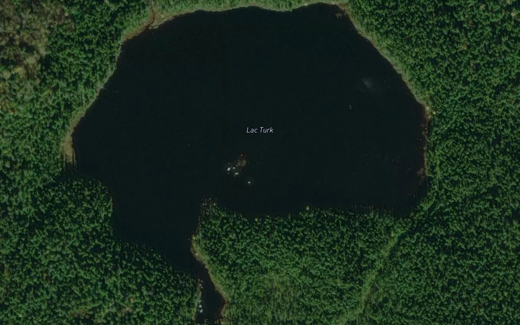 Satellite map of the Lac Turk