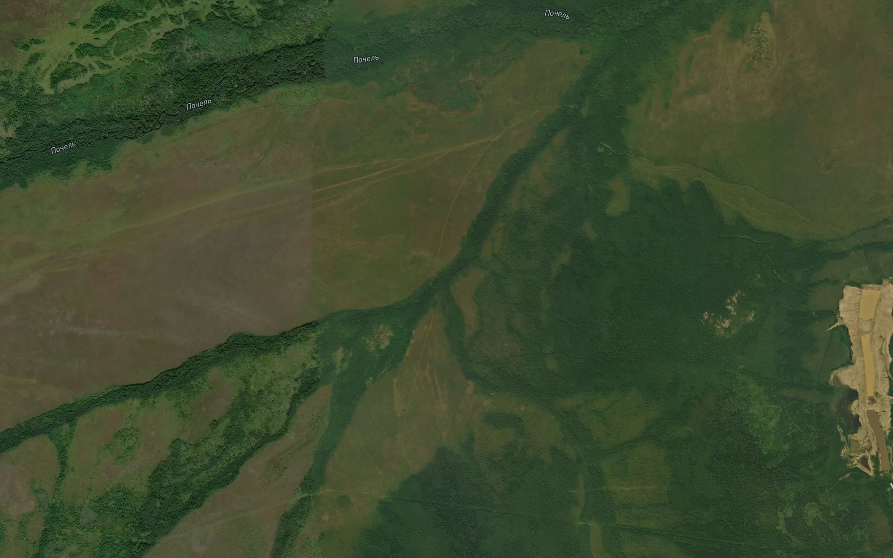 Satellite map of the Bol'shoy Kovrizhnyy