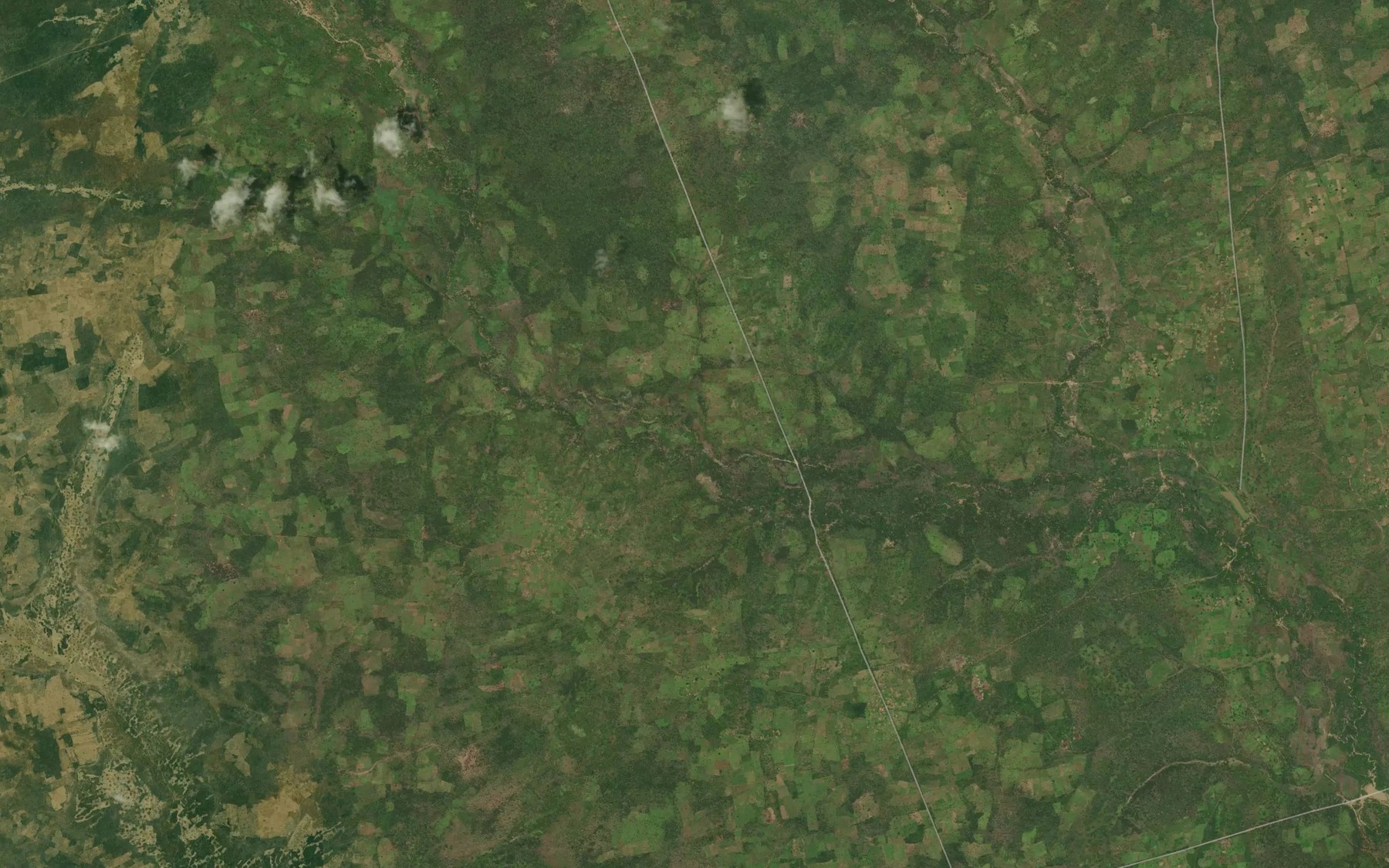 Satellite map of the River Mabo