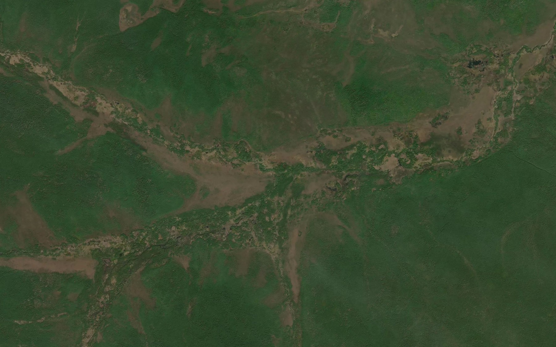 Satellite map of the Sredniye Khosomi