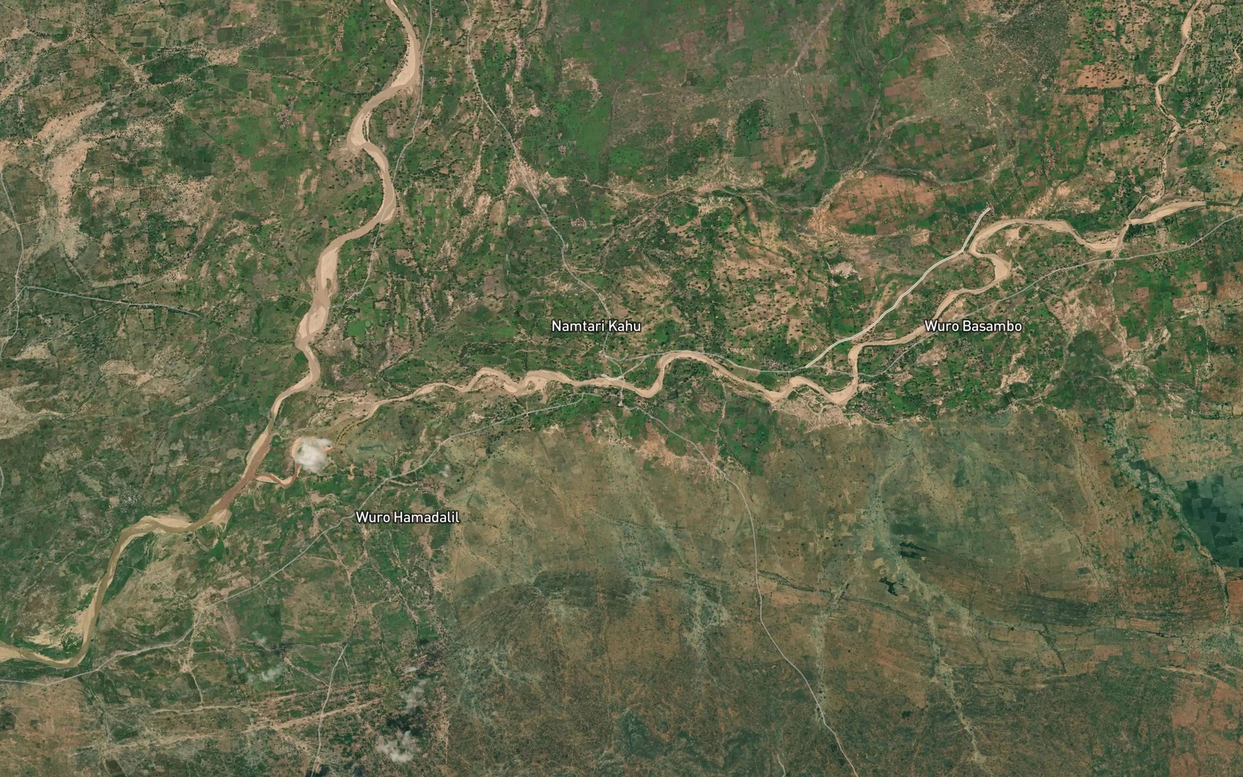 Satellite map of the Ilagol Wuro Masi