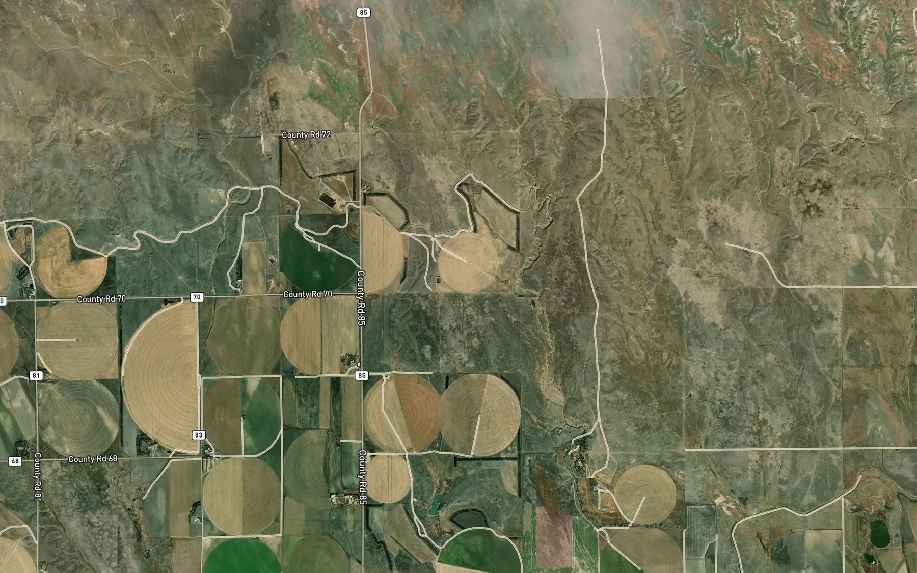 Satellite map of the North Sterling Lateral Number 52 B
