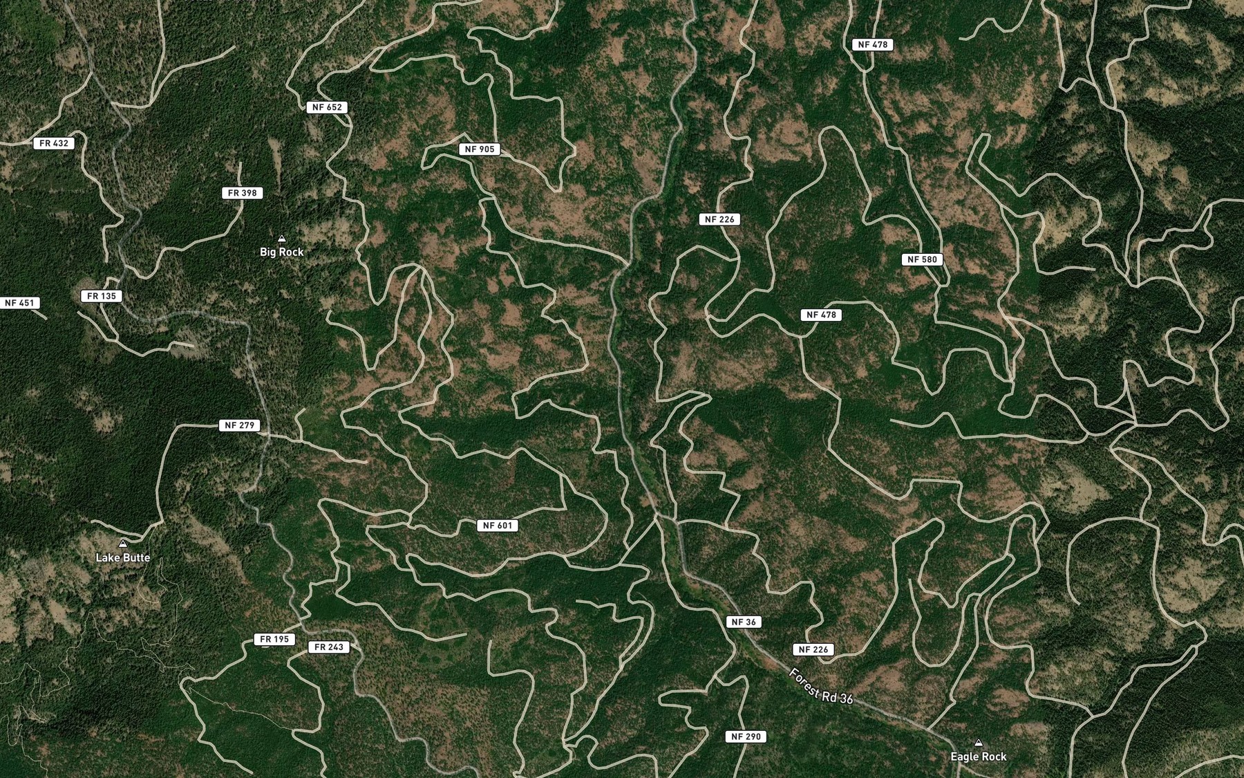 Satellite map of the Cold Spring