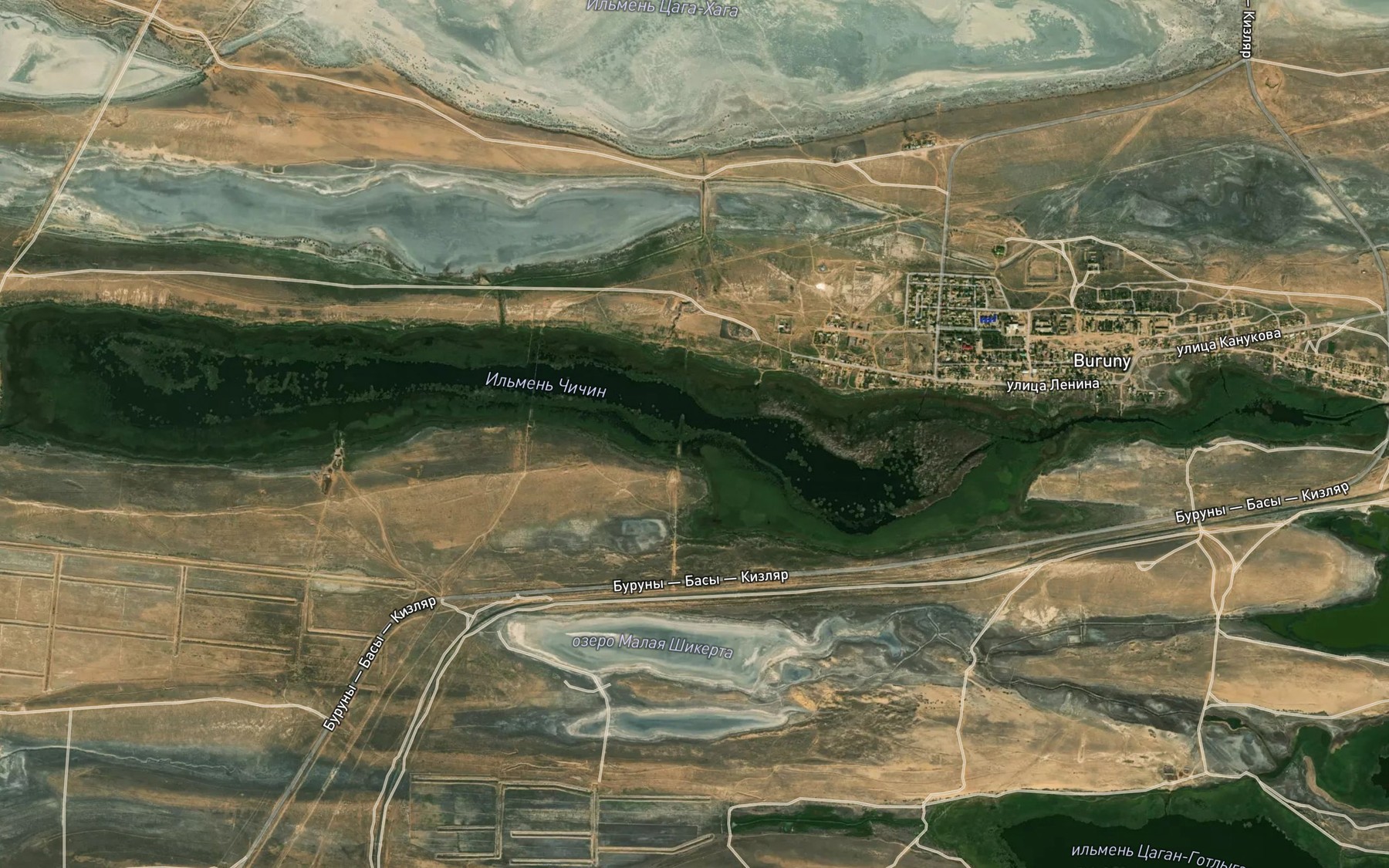 Satellite map of the Il'men' Chichin