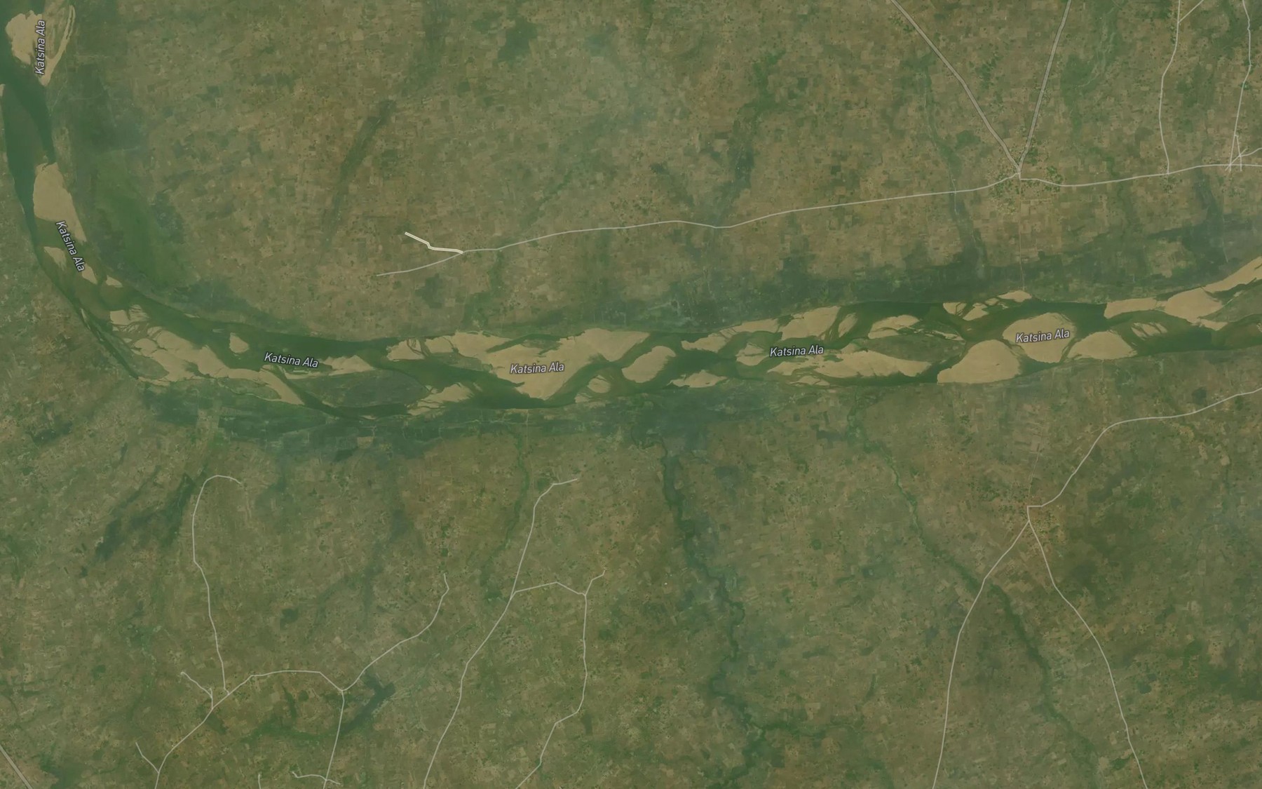 Satellite map of the River Ngo