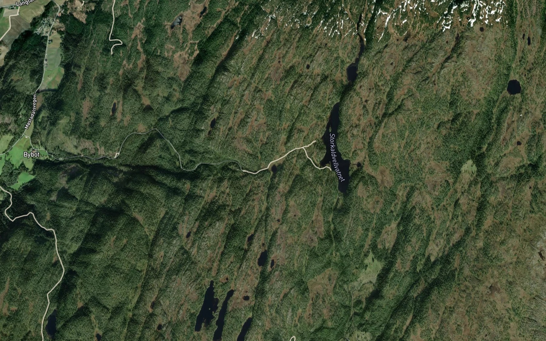 Satellite map of the Skottjorna