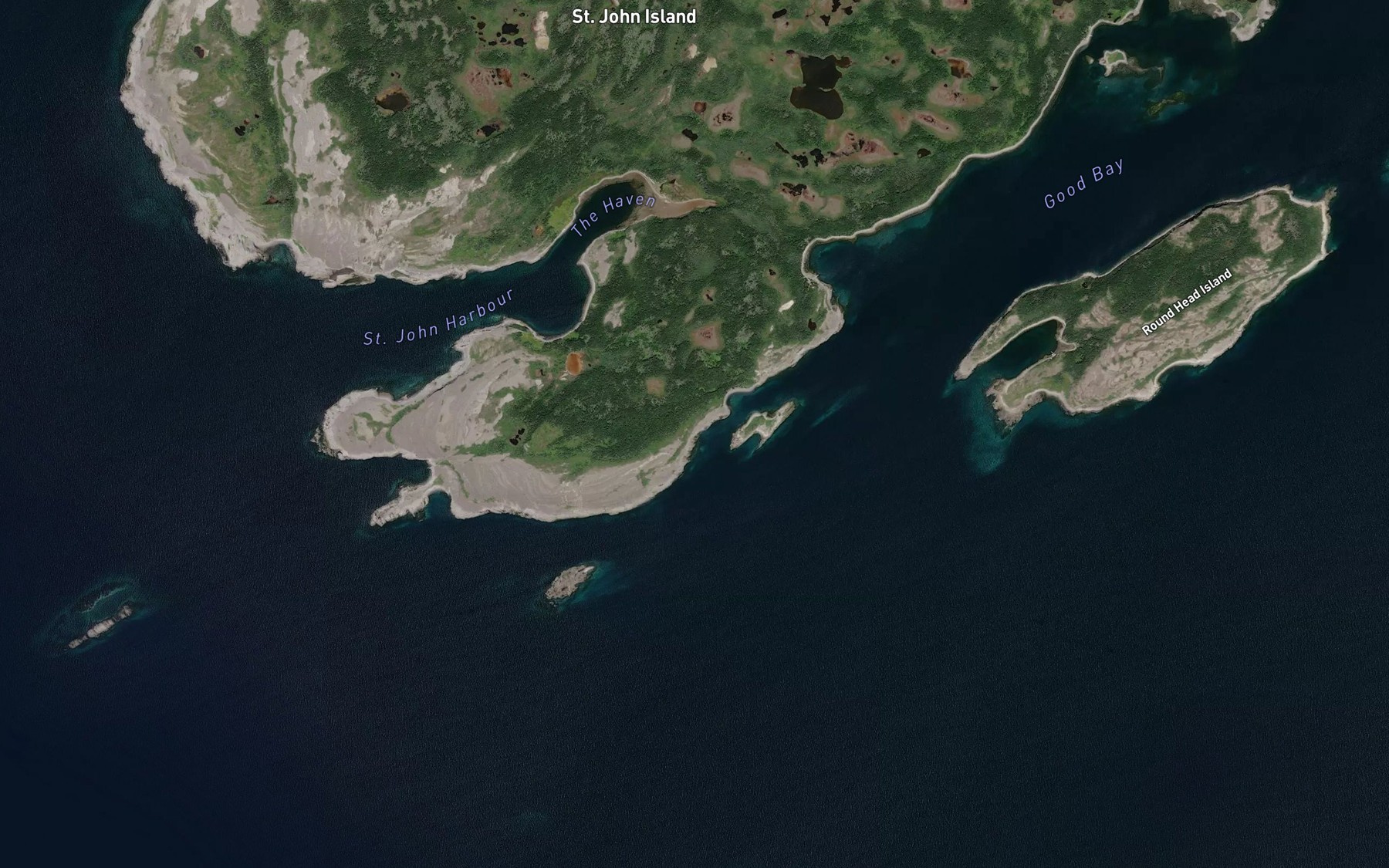 Satellite map of the The Haven