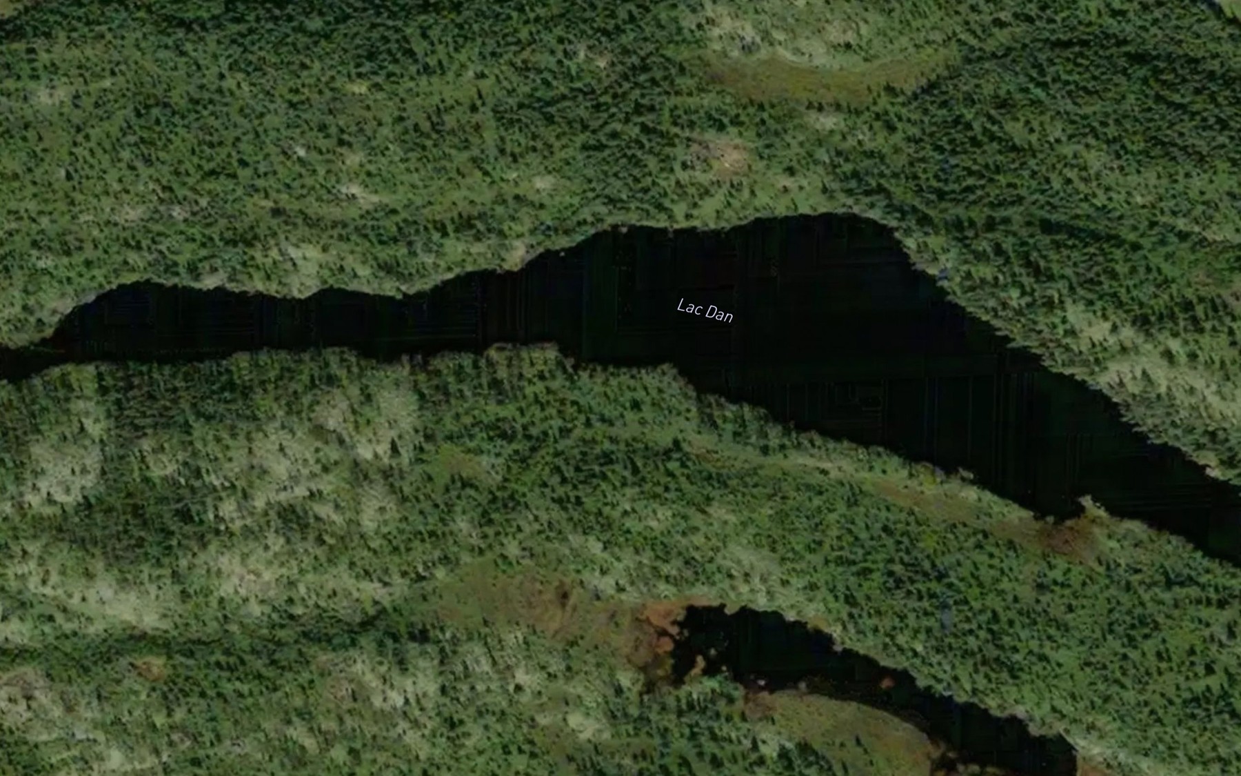 Satellite map of the Lac Dan