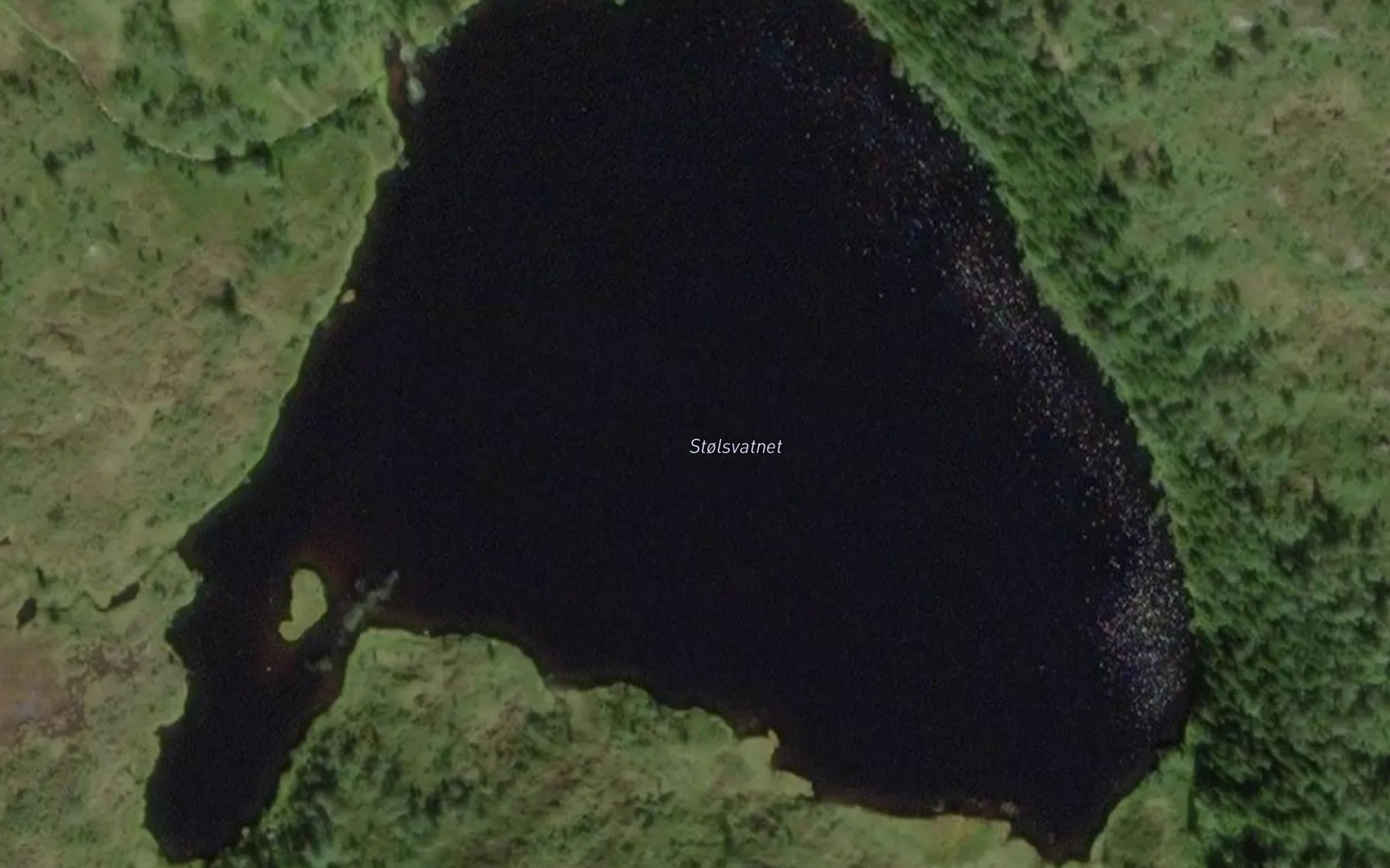 Satellite map of the Stolsvatnet