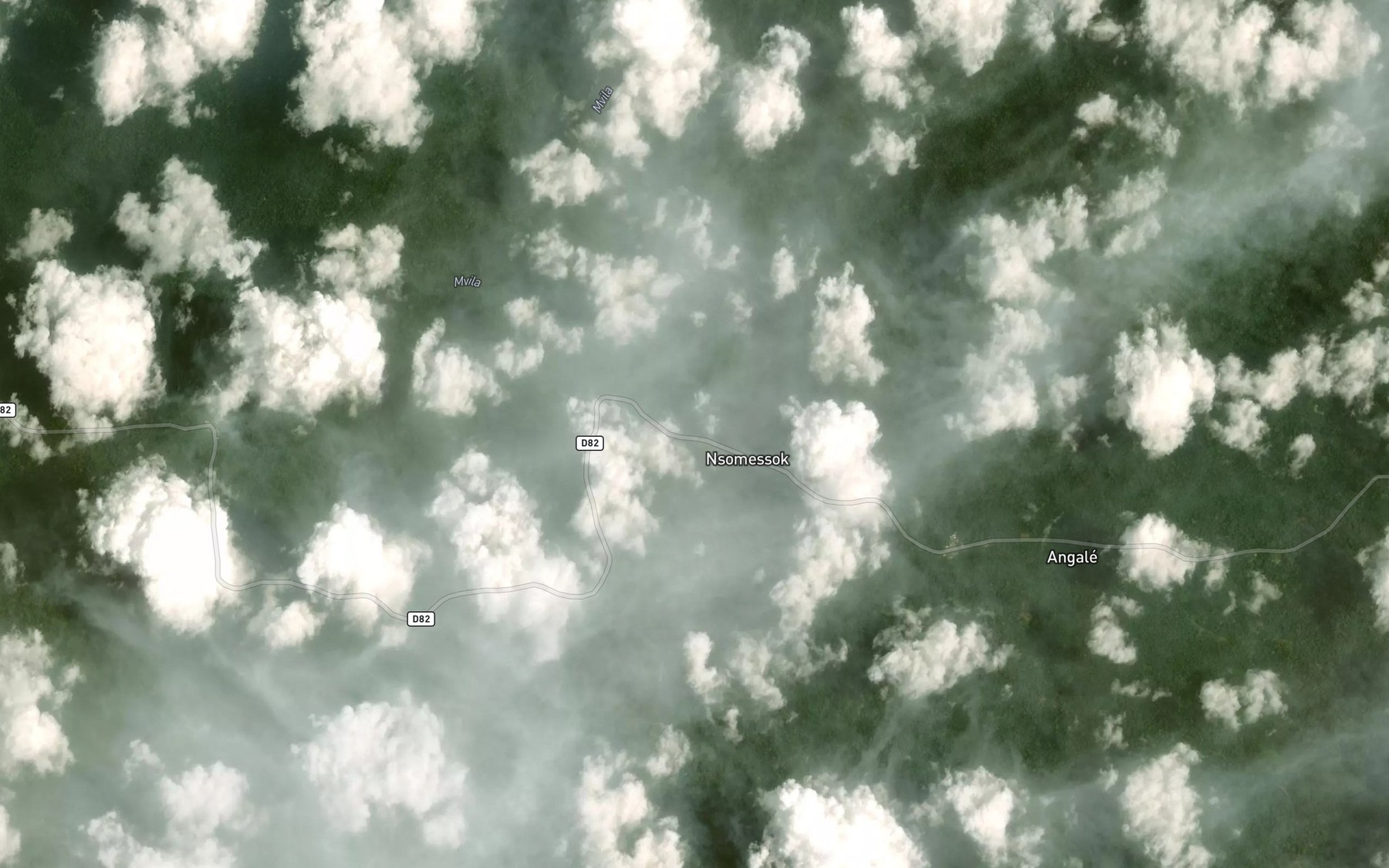 Satellite map of the Meme