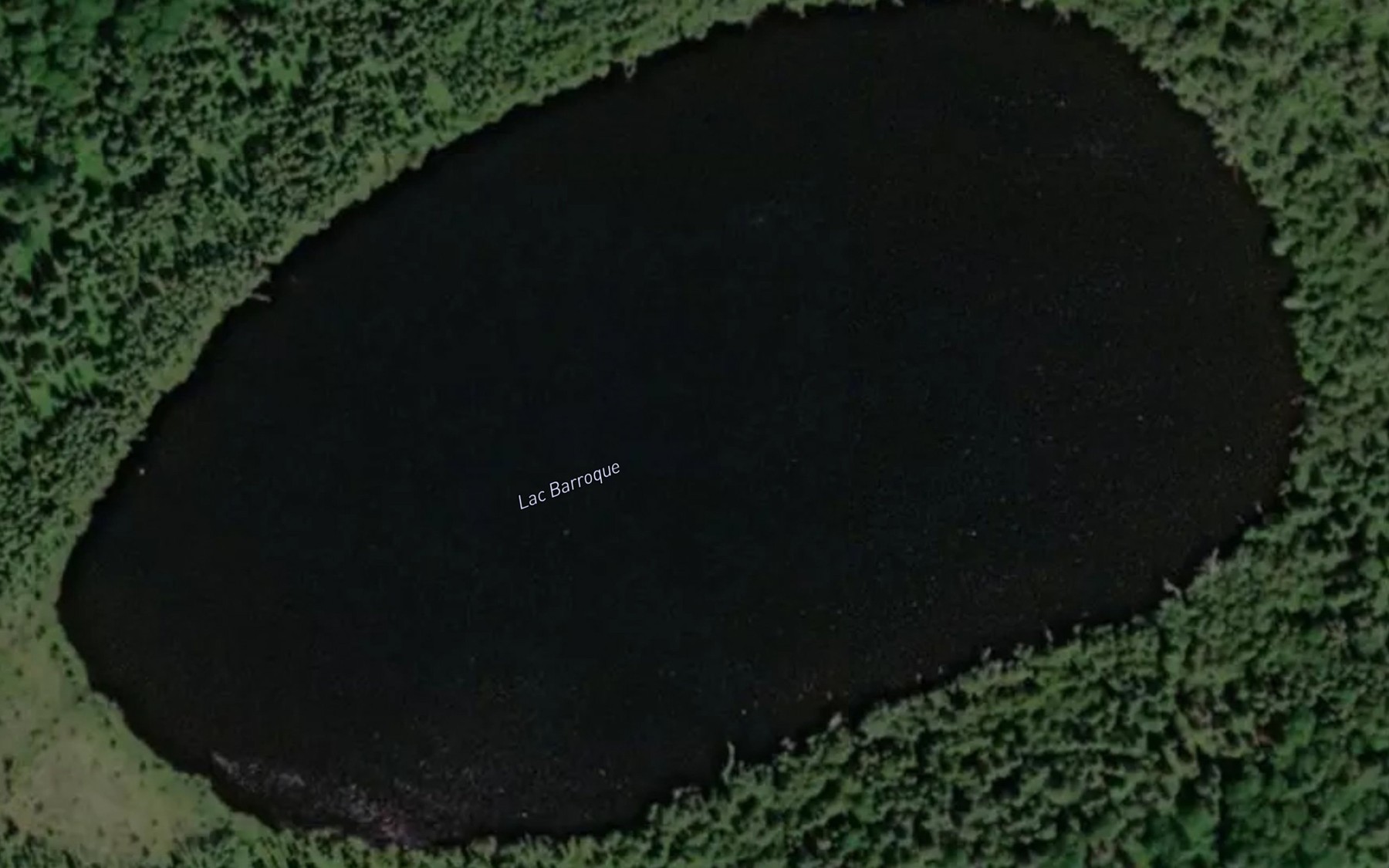 Satellite map of the Lac Barroque