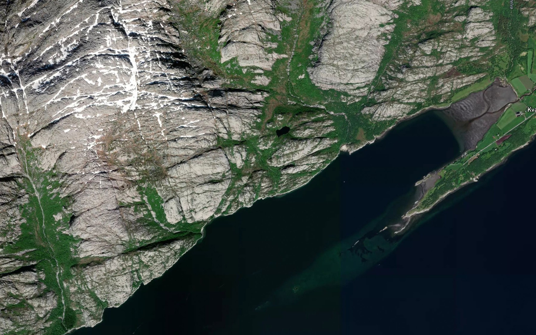 Satellite map of the Bekkjen