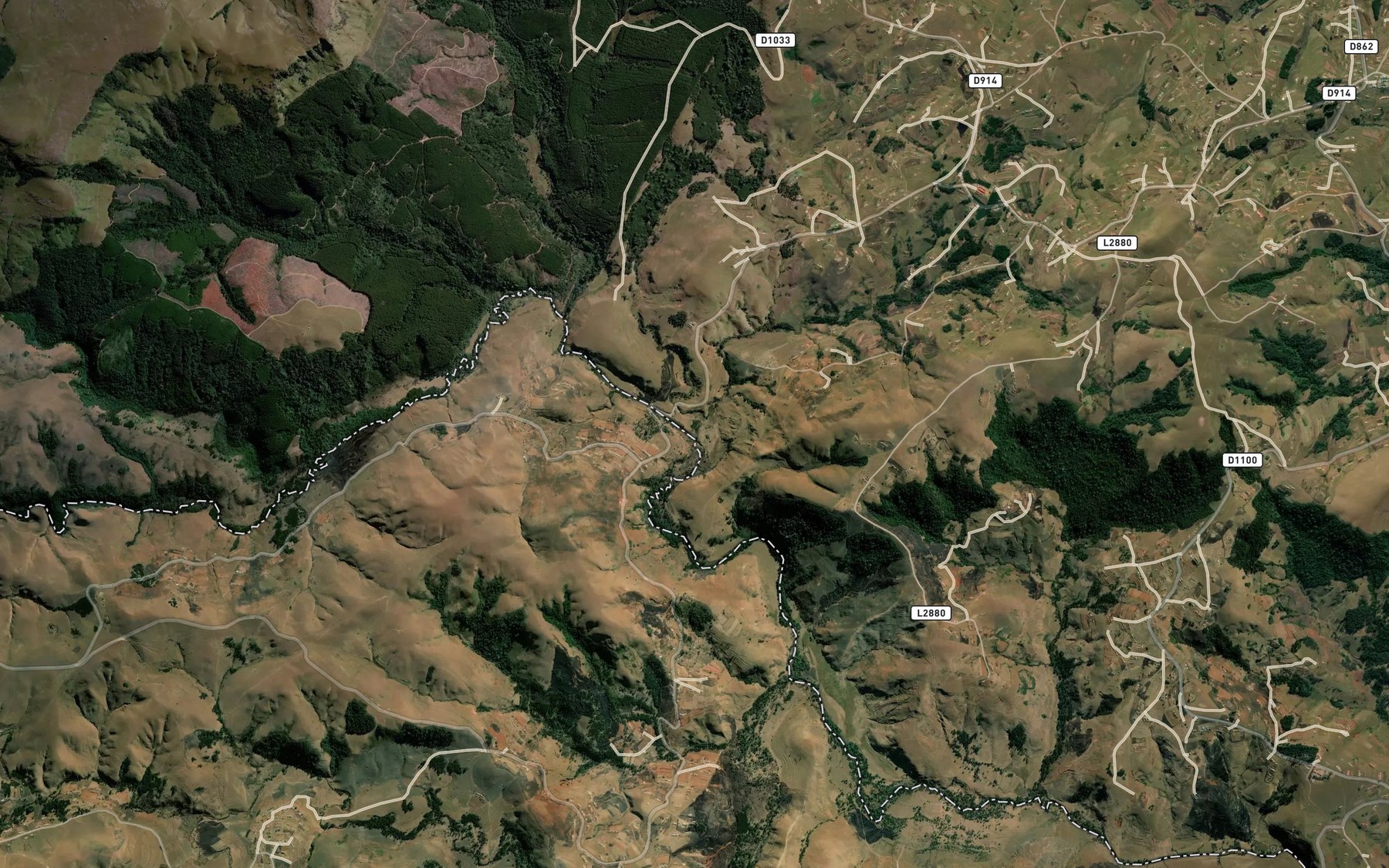 Satellite map of the Mbelwane