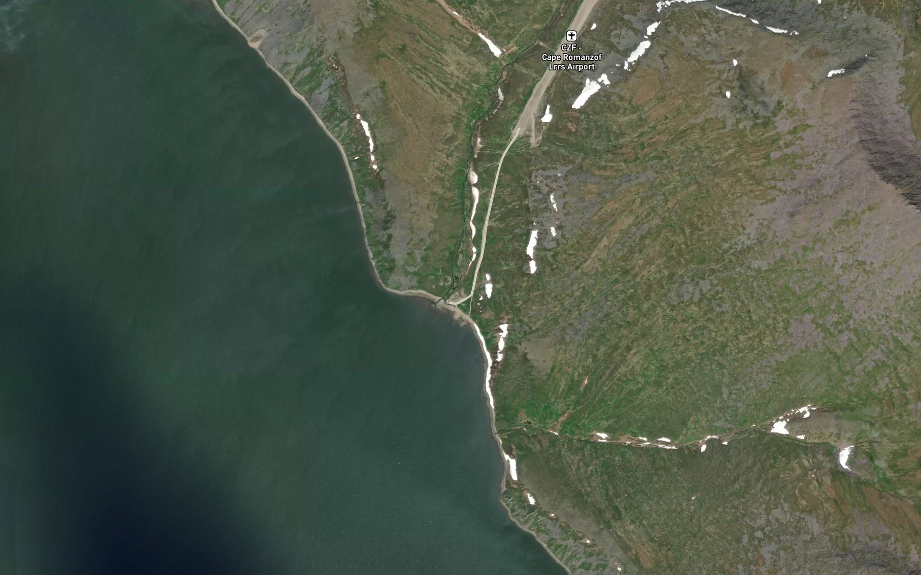 Satellite map of the Nilumat Creek