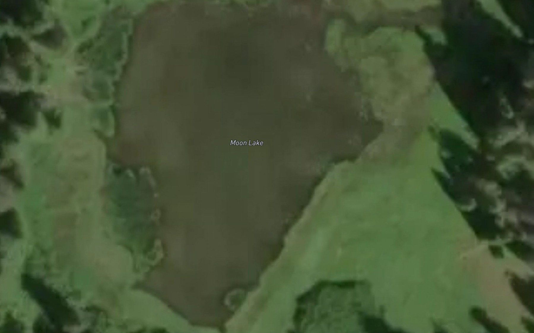 Satellite map of the Moon Lake