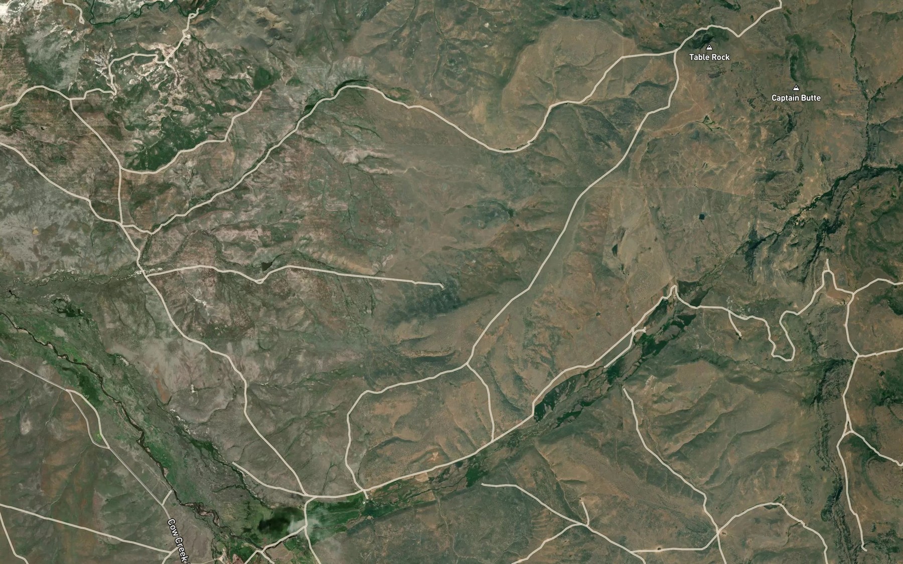 Satellite map of the Mud Spring