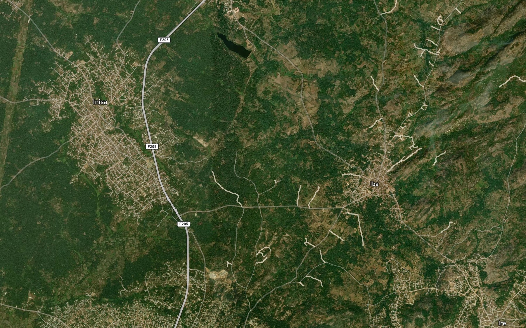Satellite map of the River Aisin