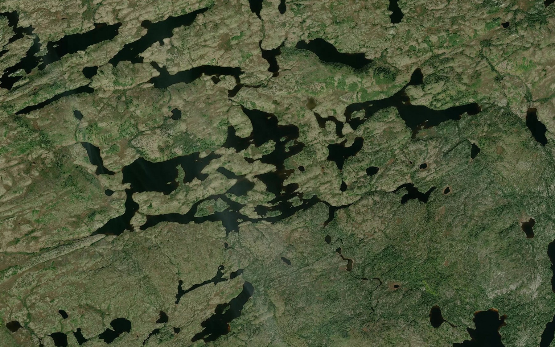 Satellite map of the Lac Kuwikusipatam Achipiskuyit