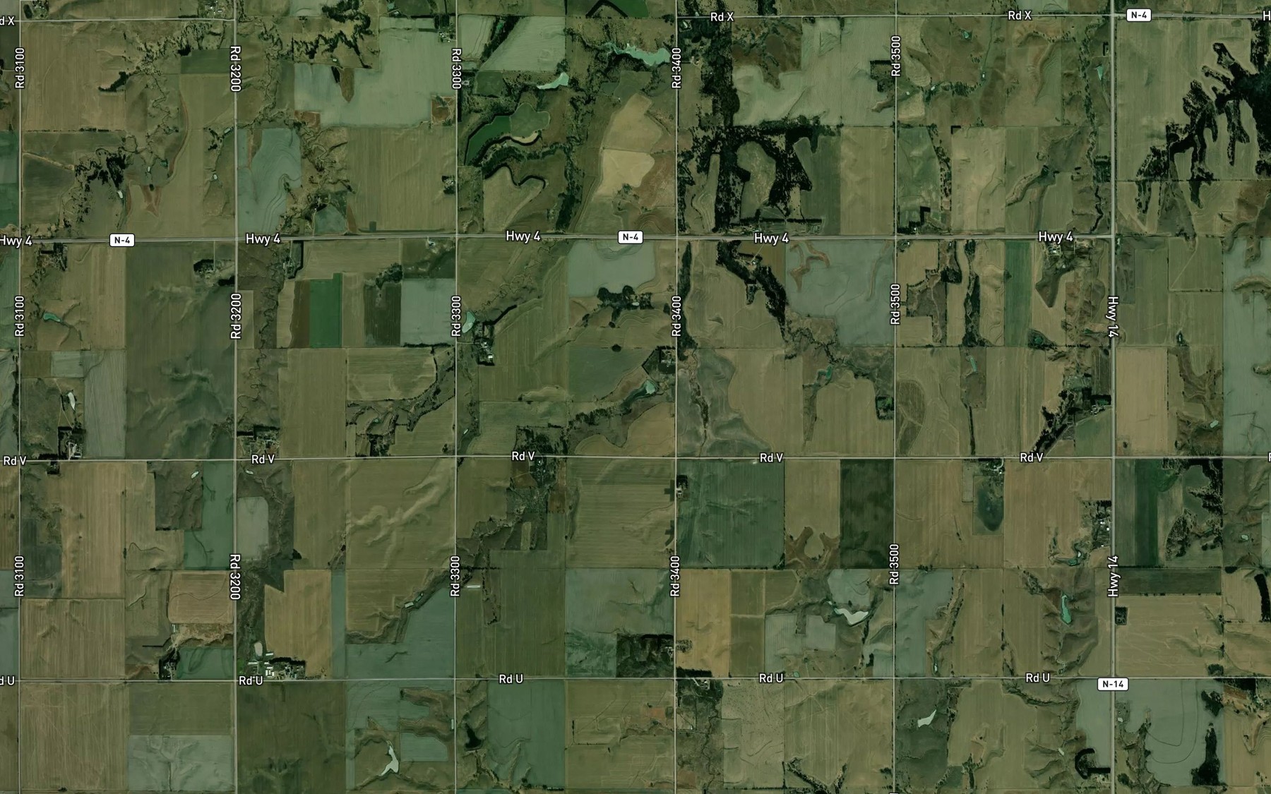Satellite map of the Drudik Reservoir