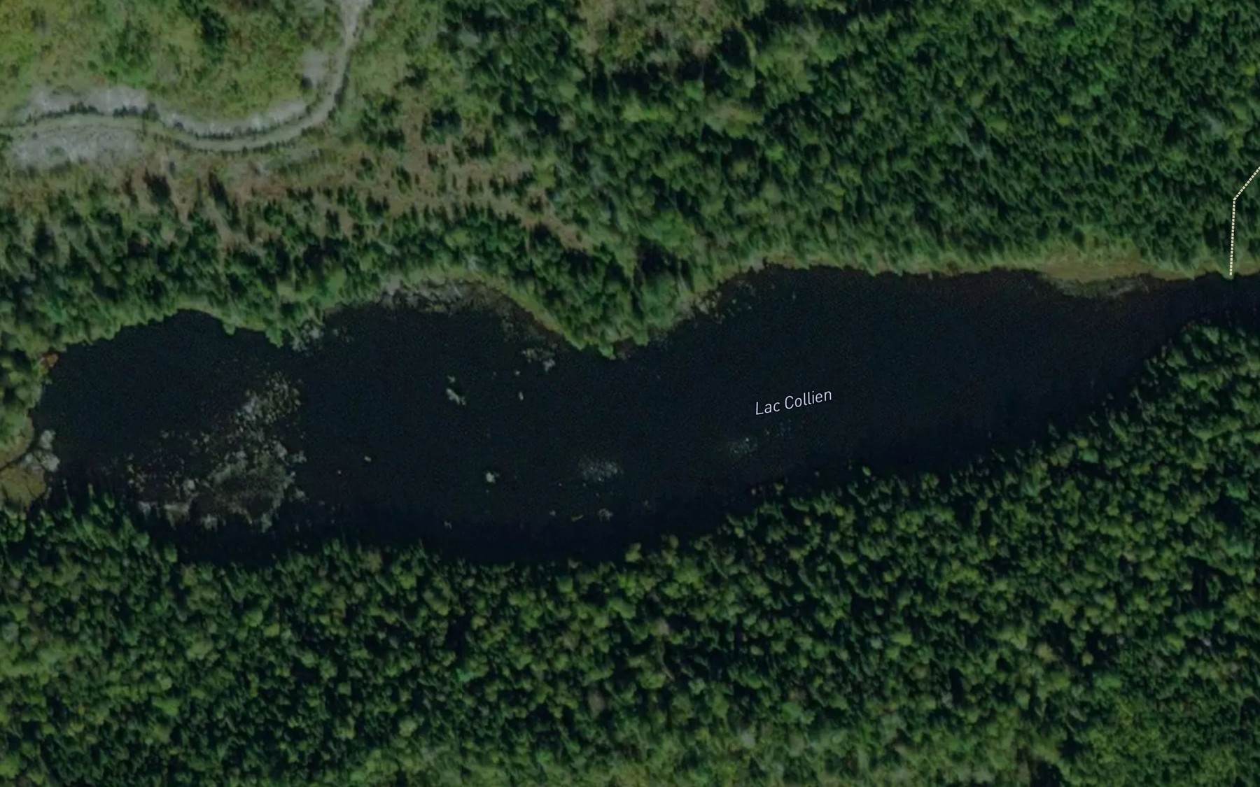 Satellite map of the Lac Collien