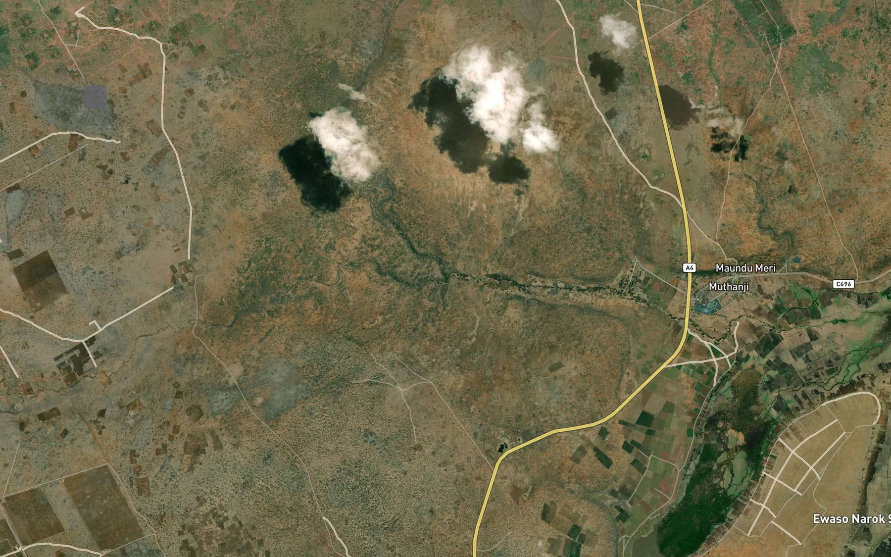 Satellite map of the South Aiyam