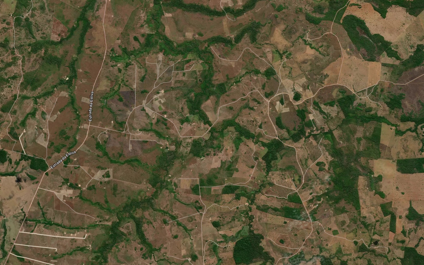 Satellite map of the Corrego Grotao