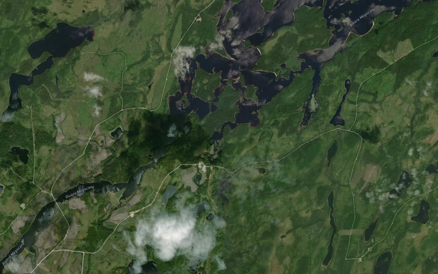 Satellite map of the Baie Andre