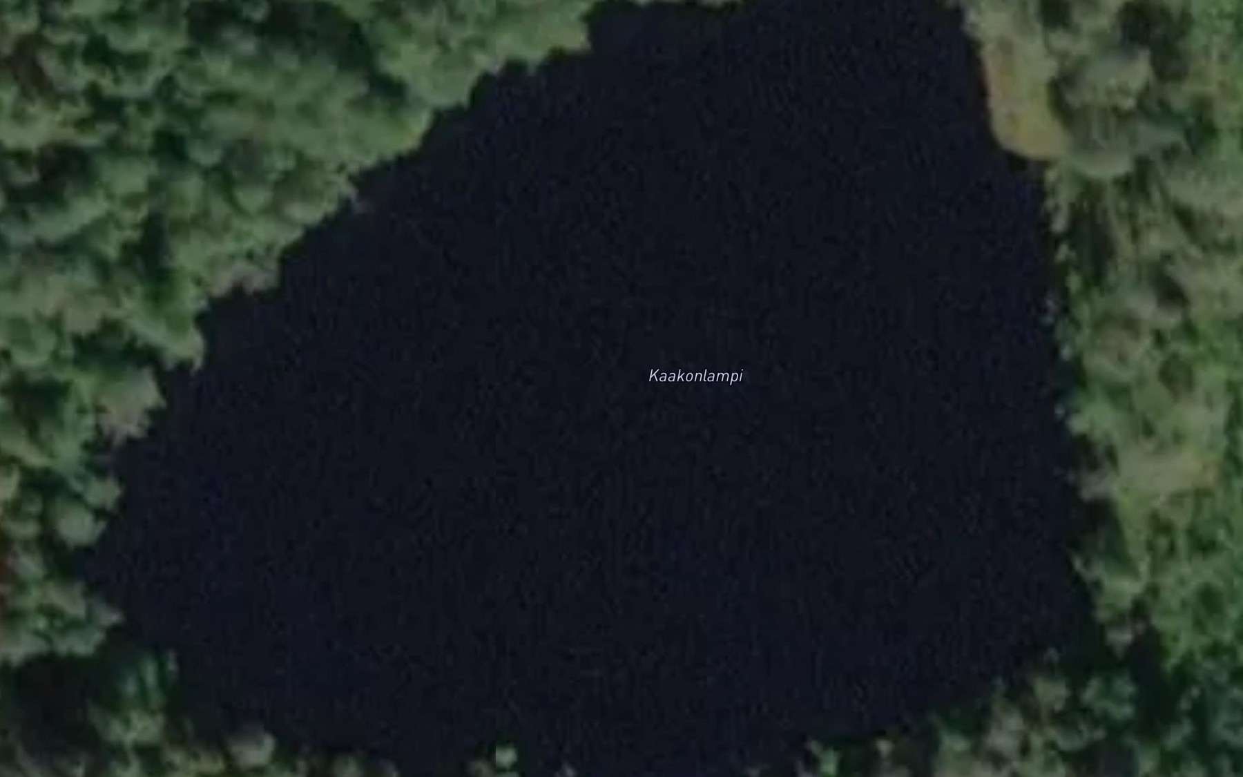 Satellite map of the Kaakonlampi
